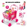 Carrito de Compras de Supermercado 3 en 1 con Luz y Sonido para Niña de 3 Años a mas